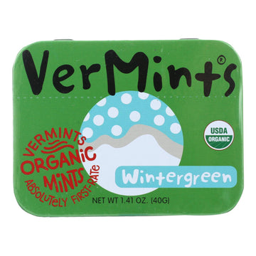 Vermints Breath Mints - All Natural - Wintermint - 1.41 Oz - Case Of 6 - Maras Green