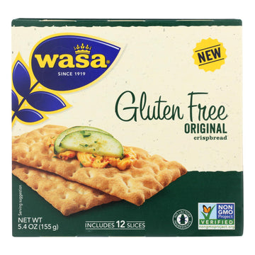 Wasa Gluten - free Original Crispbread - Case Of 10 - 5.4 Oz - Maras Green