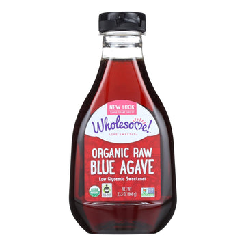 Wholesome Sweeteners Organic Raw Blue Agave - Case Of 6 - 23.5 Oz. - Maras Green