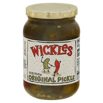 Wickles - Pickles - Original Chips - Case Of 6 - 16 Fl Oz. - Maras Green