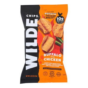 Wilde - Chicken Chips Buffalo - Case Of 12 - 2.25 Oz - Maras Green